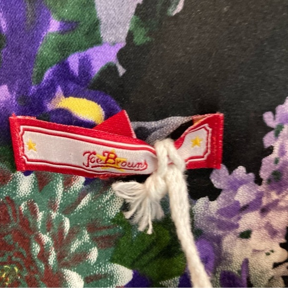 JOE BROWNS Sz 26 Floral Lined Bodice and Skirt w/ Tulle Zipper Closure Dress NEW - Picture 8 of 12